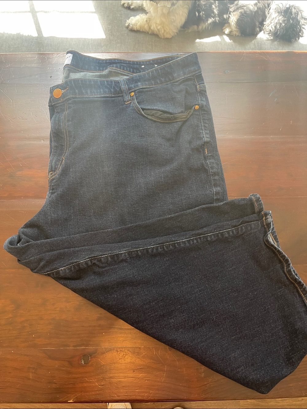 Lane Bryant Women’s Dark Blue Straight-Leg Jeans - Classic Everyday Denim 30/32